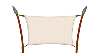 Leinwand leer